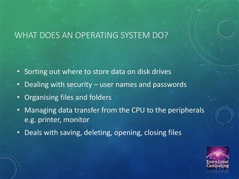 Entry Level Computing Year NINE – ppt download