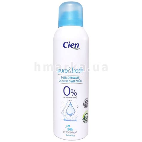 Купить Дезодорант Cien Pure & Fresh, 200 мл оригинал - Хмарка