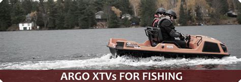 Amphibious Xtvs For Wilderness Fishing Shanks Argo