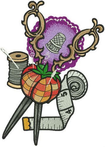 Sewer S Set Embroidery Design