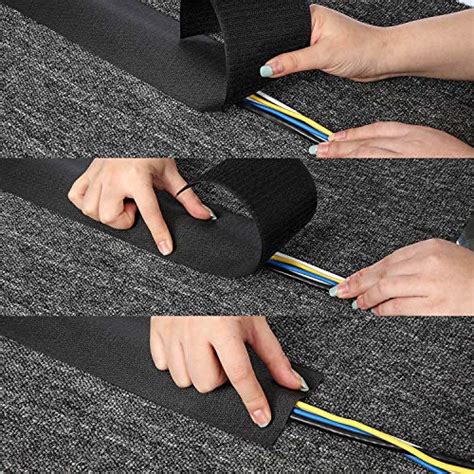 Cable Floor Strip Cord Cover Grip Floor Cable Protector Carpet Cable