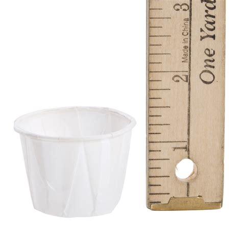 Dart Solo SCC100 1 Oz White Paper Souffle Portion Cup 5000 Case