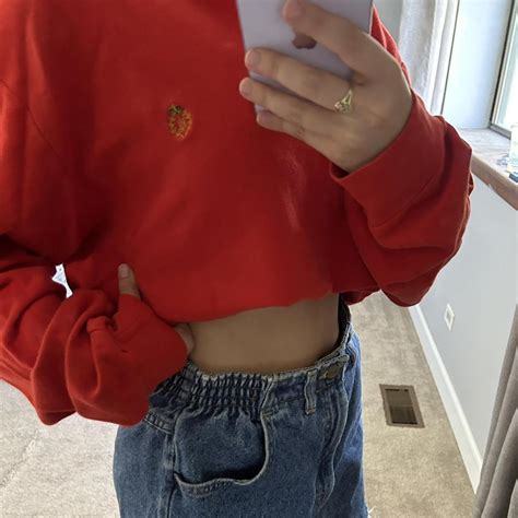 Bright Orange Ralph Lauren Polo Depop