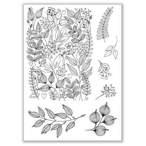 Julie Hickey Designs A5 Stamp Set Foliage Galore