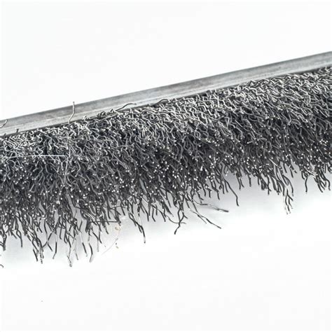 Industrial Strip Brush Crimped Wire Brush Steel Wire Brush Huixi