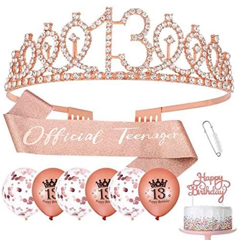 Heyu Lotus Th Birthday Sash And Tiara Official Teenager Sash