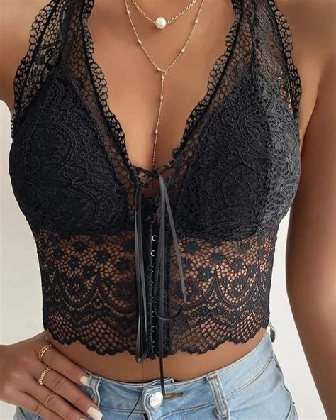 Bralette In Pizzo Nude Artofit