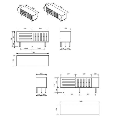 Buffets Meubles Et Rangements Buffet Haut Alvin Ch Ne Avec Niches