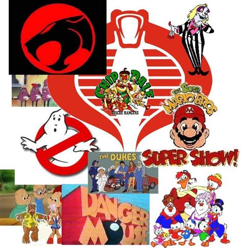 80s Cartoon Logos