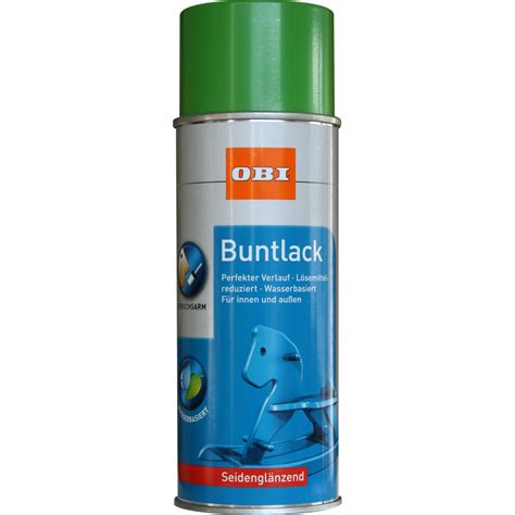 OBI Buntlack Spray RAL 6018 Gelbgrün seidenglänzend wv 400 ml kaufen