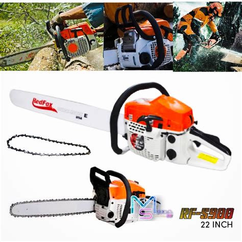 Jual Mesin Chainsaw Chain Saw Redfox Japan Technical Pro Tebang