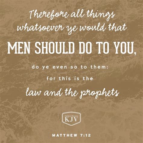 Matthew 7 12