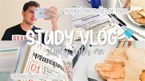 STUDY VLOG Rotina Da Tarde Planejamento YouTube