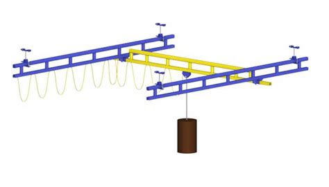 Kbk Rail Rigid Rail Ceiling Mounted Workstation Crane Overhead