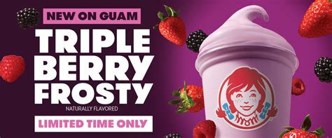 NEW! Triple Berry Frosty® is here. - Wendy's Guam®