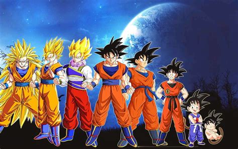 Dragon Ball Goku All Goku Forms HD Wallpaper Pxfuel