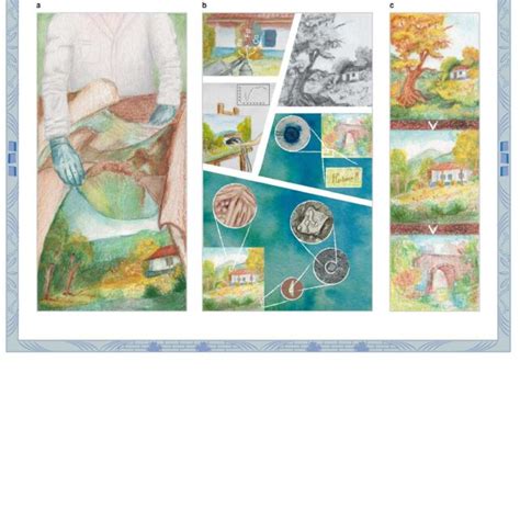 Hidden secrets behind artworks, (a) Selection of paintings based on ...