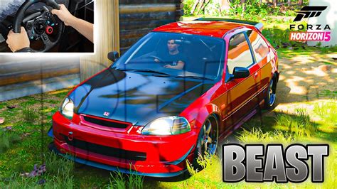 Forza Horizon 5 Modifying My New Civic 1997 Ek9 Into A Beast Car