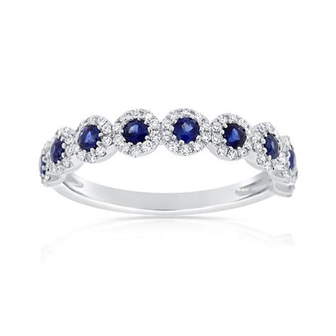 Diamond Halo Sapphire Ring – Maurice's Jewelers