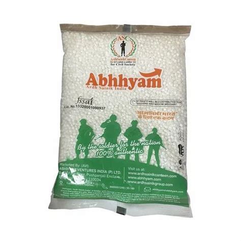 White Natural Abhhyam Sabudana Packaging Type Packet Packaging Size