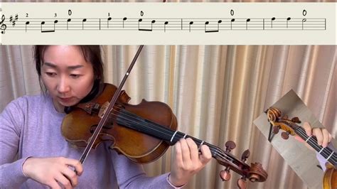 Go Tell Aunt Rhody 주먹쥐고 Suzuki Violin Book 1sheetmusic악보 Youtube