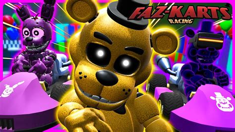 Faz Karts Playing As Golden Freddy Is STRESSFUL Part 3 YouTube