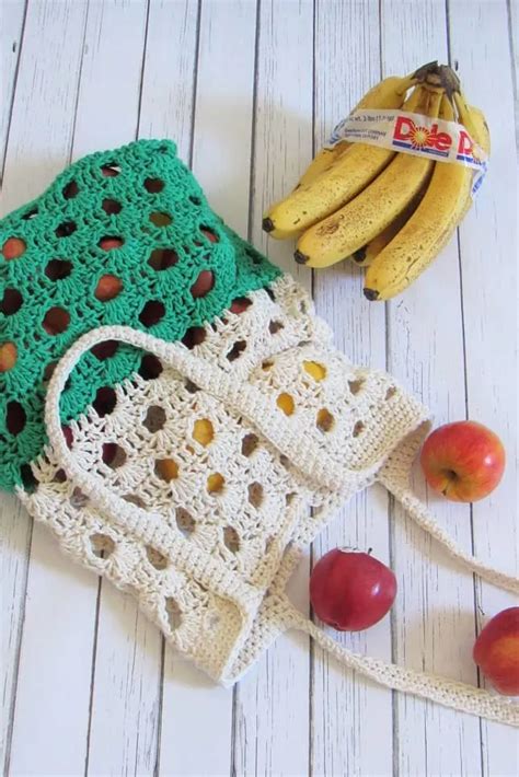 Free Reusable Crocheted Grocery Bag Pattern Iucn Water