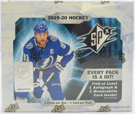 2019 20 Upper Deck Spx Hockey Hobby Box Da Card World