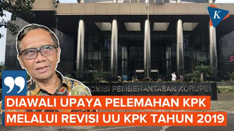 Mahfud Ungkap Penyebab Indeks Persepsi Korupsi Indonesia Anjlok