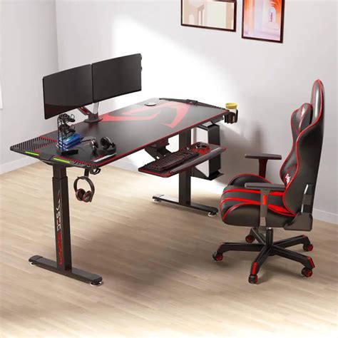 Eureka Ergonomic Electric Standing Height Adjustable Gaming Computer