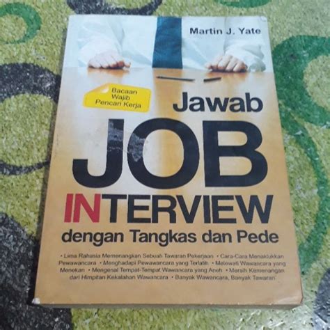 Jual JAWAB JOB INTERVIEW DENGAN TANGKAS DAN PEDE BACAAN WAJIB PENCARI