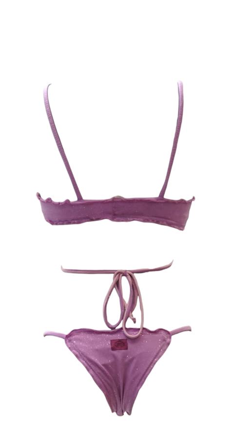 Bikini Top Incrocio E Slip Pink Liliac Cheeky Pay
