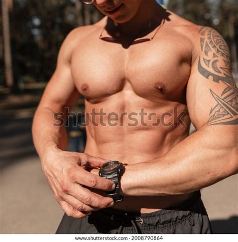 Handsome Sporty Man Naked Sexy Muscular Stock Photo Shutterstock