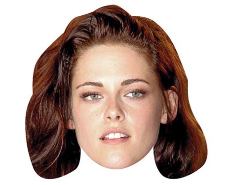Cardboard Celebrity Masks Of Kristen Stewart Lifesize Cutouts