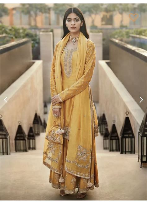 Pin By Sunday Hues On My Favs Sharara Set Yellow Sharara Aza Fashion