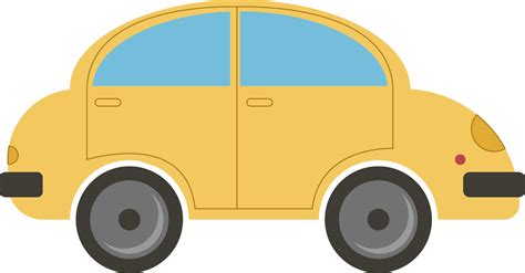 Yellow Car Illustration Vector On White Background 13488349 Vector