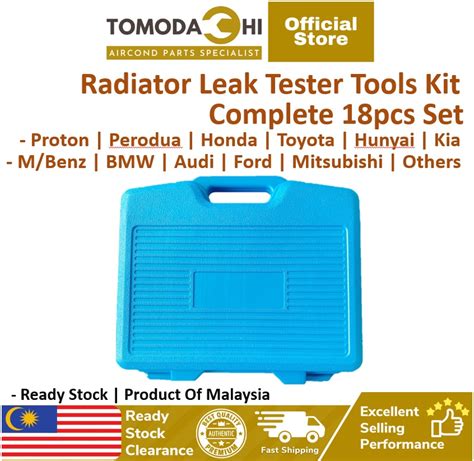 Tomodachi Pcs Radiator Leak Tester Tools Kit Tangki Air Radiator