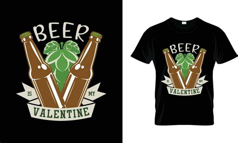 Beer Typography T Shirt Design For Men Cold Beer Typography Design