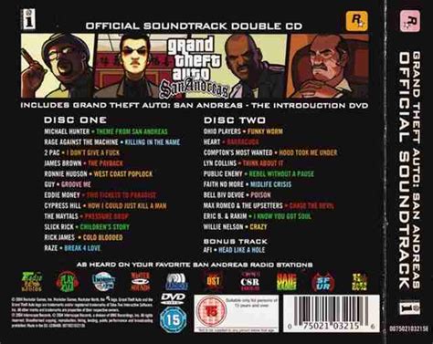 Grand Theft Auto San Andreas Official Soundtrack 2004