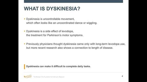 Webinar: "Dyskinesia: What to Do about Moving Too Much" January 2016 ...