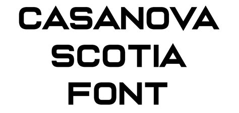 Casanova Scotia Font Dafont Free Font