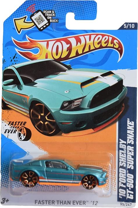 Amazon Hot Wheels Ford Shelby GT Super Snake Green Faster Than Ever