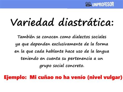 Variedad DIASTRÁTICA características y ejemplos RESUMEN FÁCIL