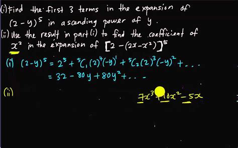 Igcse Add Math Binomial Theorem Further Expansion Youtube