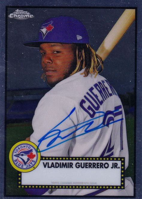 Vladimir Guerrero Jr Topps Chrome Platinum Anniversary Pa Vgj