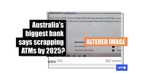 Australia S Commonwealth Bank Says No Plans To Scrap Atms Fact Check