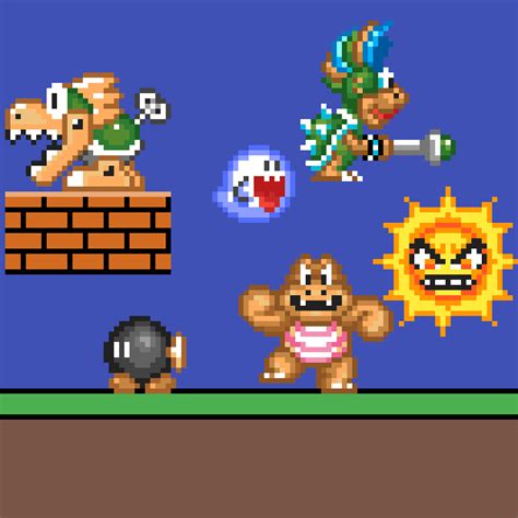 Pixilart The Smas Smb1 Crew By KoopsFan