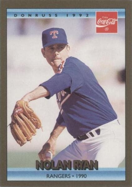 Donruss Coca Cola Nolan Ryan Career Series Nolan Ryan For