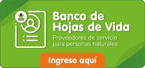 Hojas De Vida Portal ICBF Instituto Colombiano De Bienestar