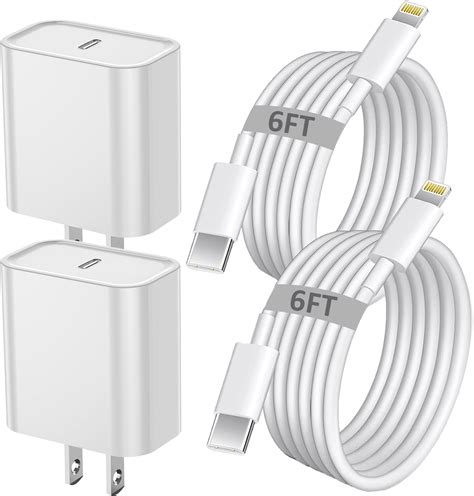 Amazon.com: iPhone Fast Charger, iPhone Charger Fast Charging 2Pack PD
